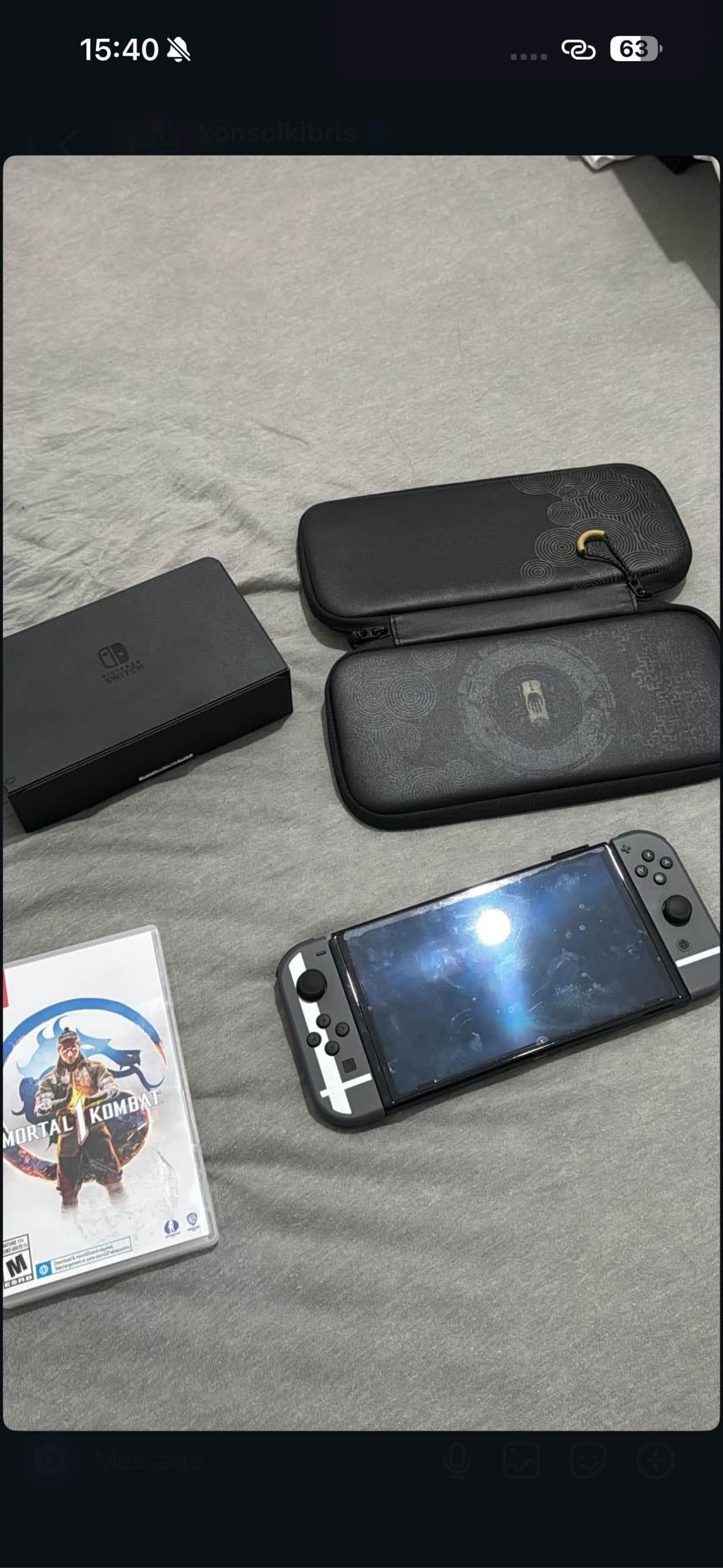 Nintendo Switch Oled Smash bros edition