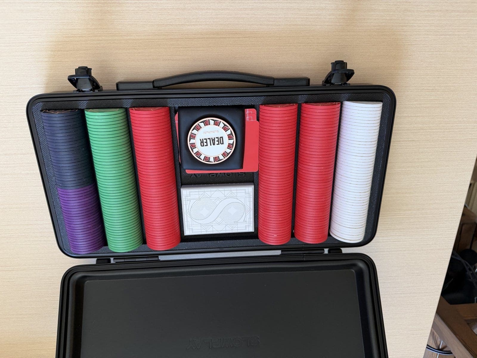 SLOWPLAY Nash Poker Seti - Clay Chip + Alüminyum Case / Poker Set