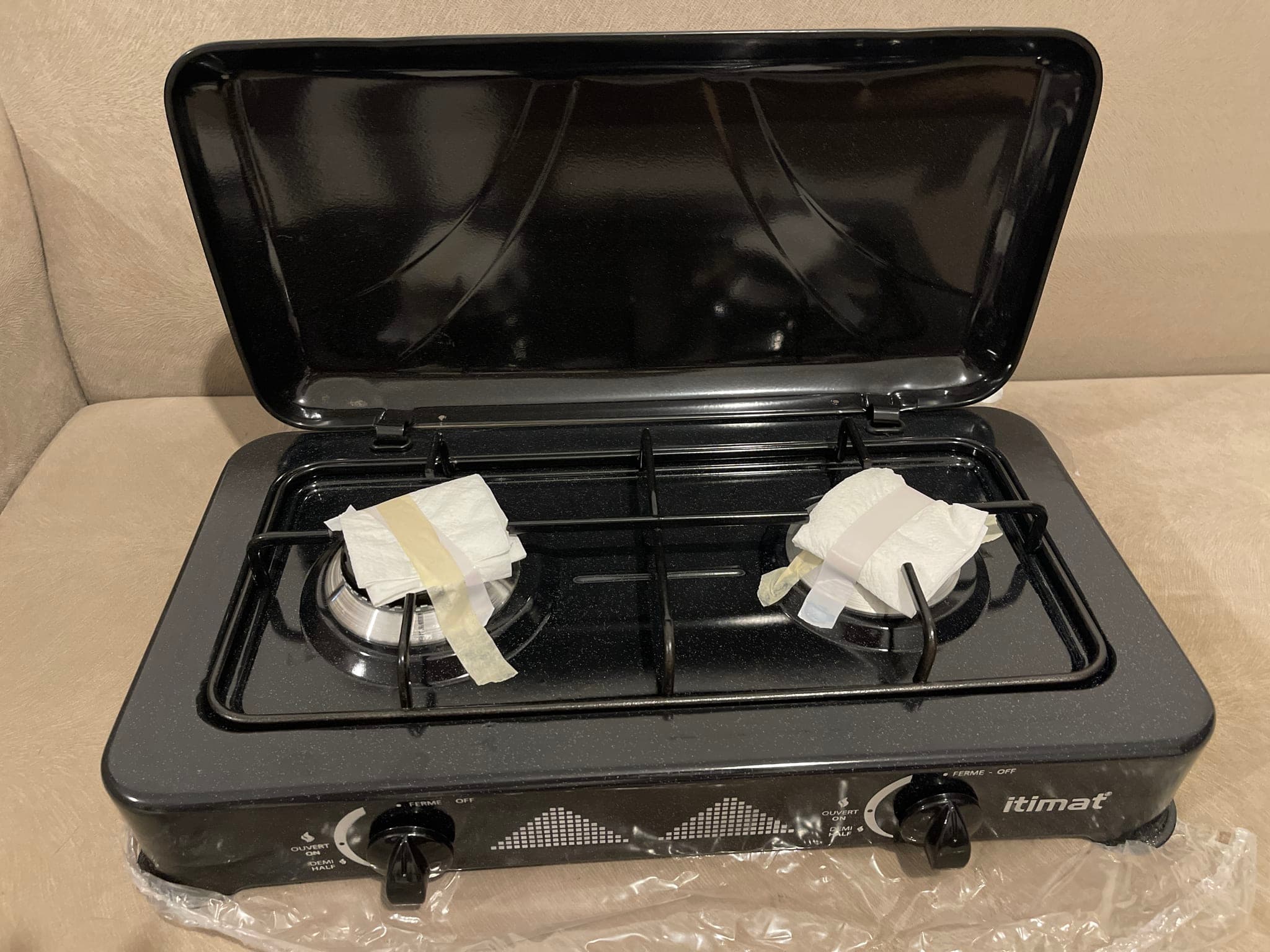 2-Burner Portable Gas Stove – ITIMAT — görsel 1